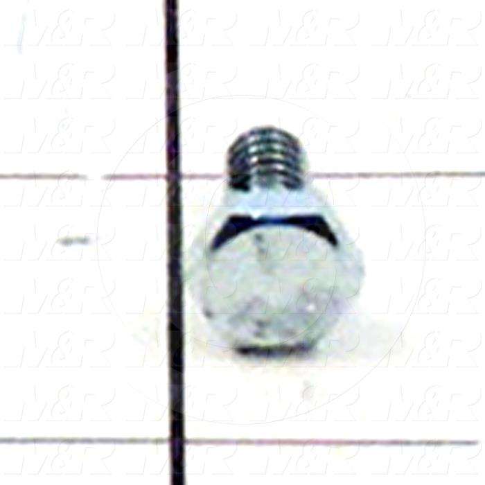 Machine Screws, Hex Head, Stainless Steel, Thread Size 1/4"-20, Screw Length 1/2 in., Full Thread Length, Right Hand, Plain