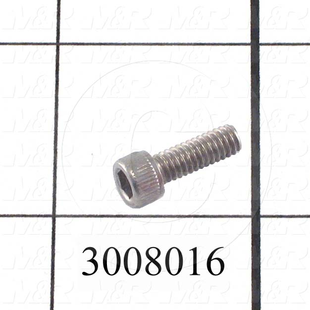 Machine Screws, Hex Head, Steel, Thread Size 10-24, Screw Length 1/2 in., Full Thread Length, Right Hand, Zinc