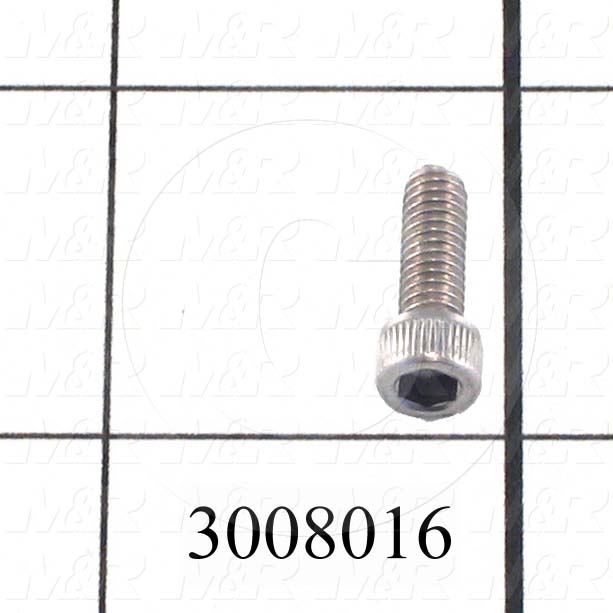 Machine Screws, Hex Head, Steel, Thread Size 10-24, Screw Length 1/2 in., Full Thread Length, Right Hand, Zinc