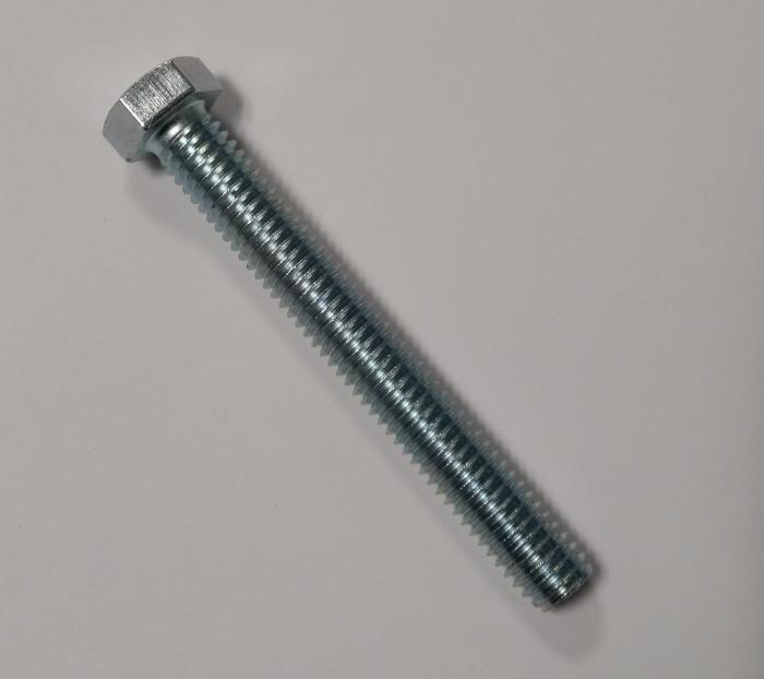 Machine Screws, Hex Head, Steel, Thread Size 3/8-16, Screw Length 3 in., Partial Thread Length, Right Hand, Zinc