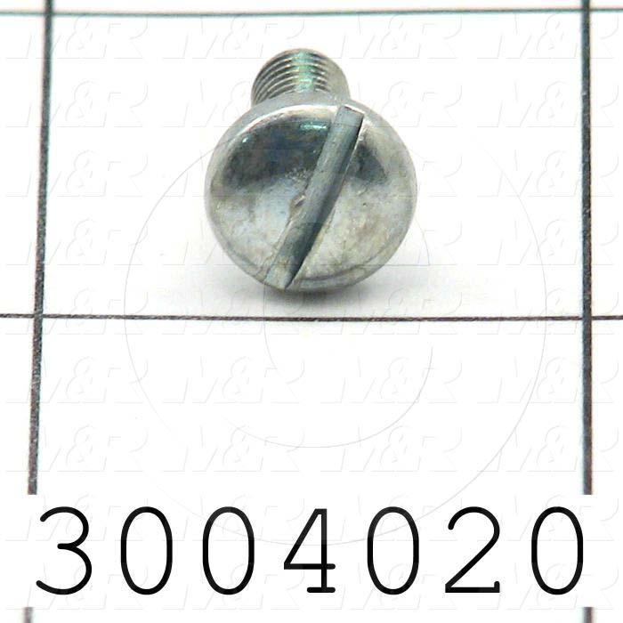 Machine Screws, Pan Phillips Head, Steel, Thread Size 10-32, Screw Length 1/2 in., Full Thread Length, Right Hand, Zinc