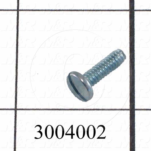 Machine Screws, Pan Phillips Head, Steel, Thread Size 6-32, Screw Length 1/2 in., Right Hand, Zinc