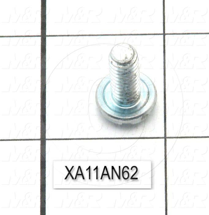 Machine Screws, Slotted Head, Steel, Thread Size 1/4"-20, Screw Length 5/8", Full Thread Length, Right Hand, Zinc
