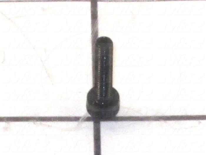 Machine Screws, Socket Head, Steel, Grade Class 12.9, Thread Size M3, Screw Length 14mm, Full Thread Length, Right Hand, Black Oxide