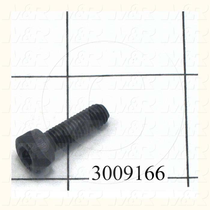 Machine Screws, Socket Head, Steel, Grade Class 12.9, Thread Size M5, Screw Length 16mm, Full Thread Length, Right Hand, Black Oxide