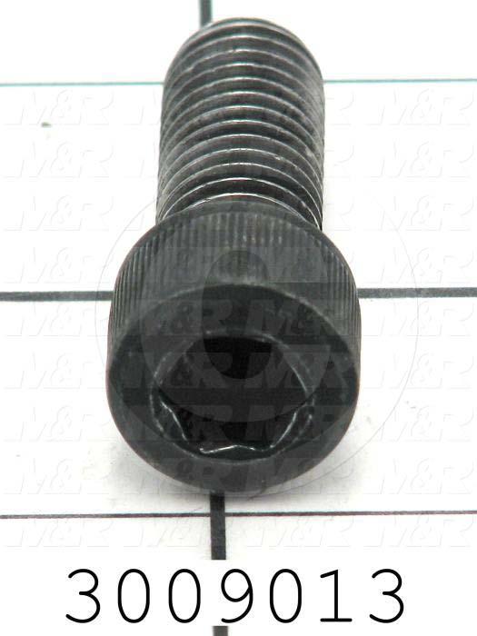 Machine Screws, Socket Head, Steel, Thread Size 1/2-13, Screw Length 1 1/4 in., Full Thread Length, Right Hand, Black Electro Polyseal
