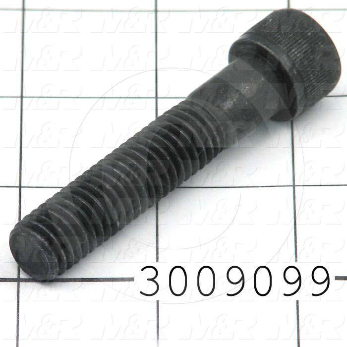 Machine Screws, Socket Head, Steel, Thread Size 1/2-13, Screw Length 2 1/2", Partial Thread Length, Right Hand, Black Oxide