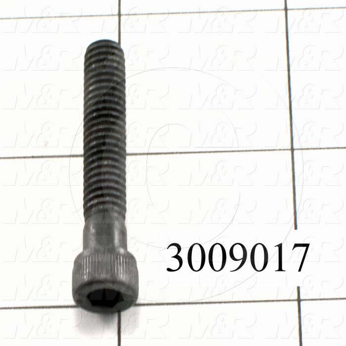 Machine Screws, Socket Head, Steel, Thread Size 1/4"-20, Screw Length 1 1/2 in., Full Thread Length, Right Hand, Black Oxide