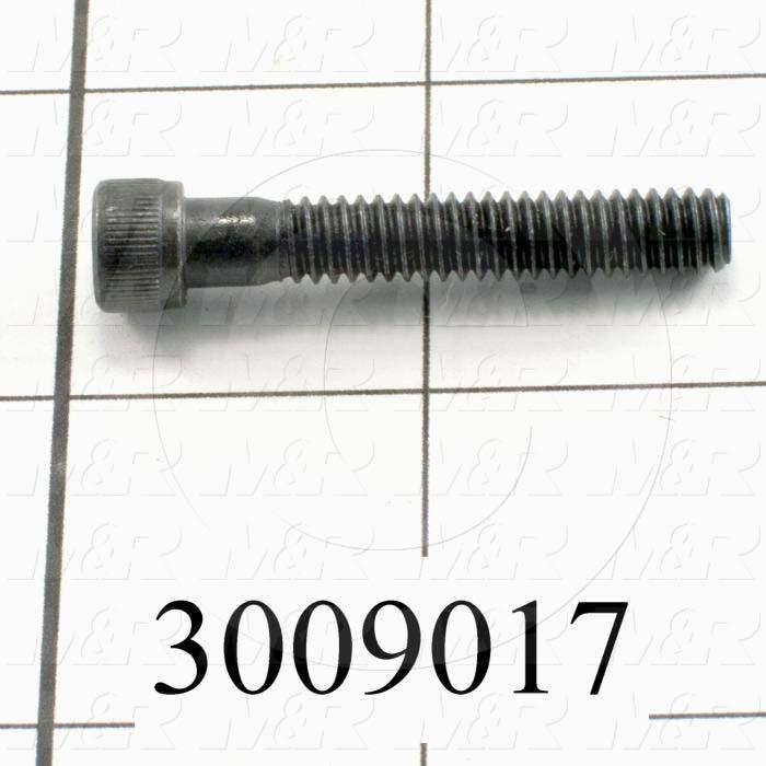 Machine Screws, Socket Head, Steel, Thread Size 1/4"-20, Screw Length 1 1/2 in., Full Thread Length, Right Hand, Black Oxide
