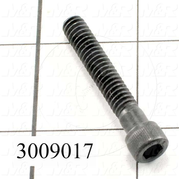 Machine Screws, Socket Head, Steel, Thread Size 1/4"-20, Screw Length 1 1/2 in., Full Thread Length, Right Hand, Black Oxide