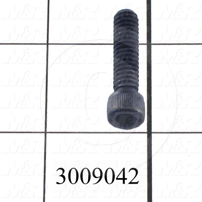 Machine Screws, Socket Head, Steel, Thread Size 1/4"-20, Screw Length 1", Full Thread Length, Right Hand, Black Oxide