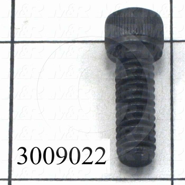Machine Screws, Socket Head, Steel, Thread Size 1/4"-20, Screw Length 3/4", Full Thread Length, Right Hand, Black Oxide
