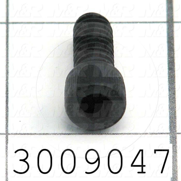 Machine Screws, Socket Head, Steel, Thread Size 1/4"-20, Screw Length 5/8", Full Thread Length, Right Hand, Black Electro Polyseal