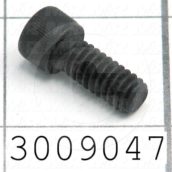 Machine Screws, Socket Head, Steel, Thread Size 1/4"-20, Screw Length 5/8", Full Thread Length, Right Hand, Black Electro Polyseal