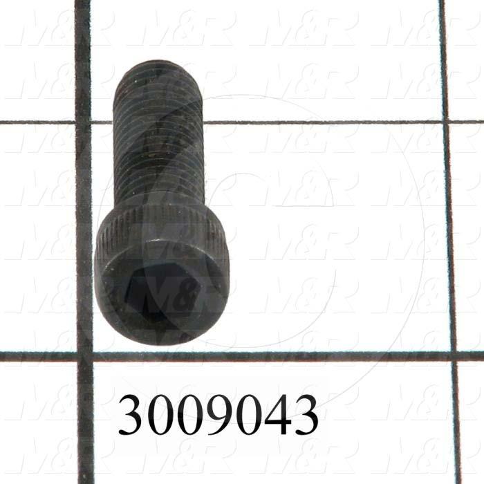 Machine Screws, Socket Head, Steel, Thread Size 1/4-28, Screw Length 3/4", Full Thread Length, Right Hand, Black Oxide