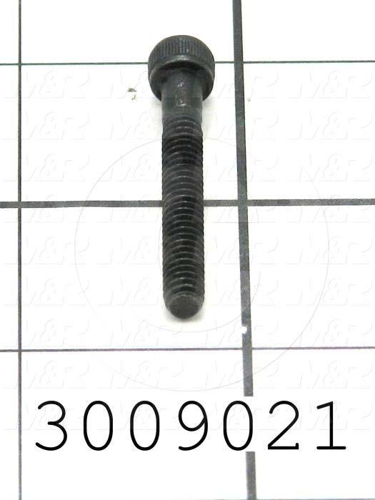 Machine Screws, Socket Head, Steel, Thread Size 10-24, Screw Length 1 1/2 in., Partial Thread Length, Right Hand, Black Oxide
