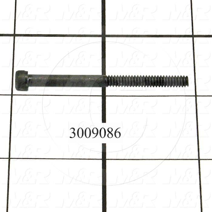Machine Screws, Socket Head, Steel, Thread Size 10-24, Screw Length 1 1/4 in., Full Thread Length, Right Hand, Black Oxide