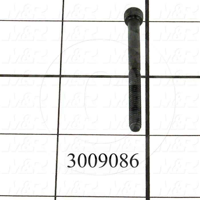 Machine Screws, Socket Head, Steel, Thread Size 10-24, Screw Length 1 1/4 in., Full Thread Length, Right Hand, Black Oxide