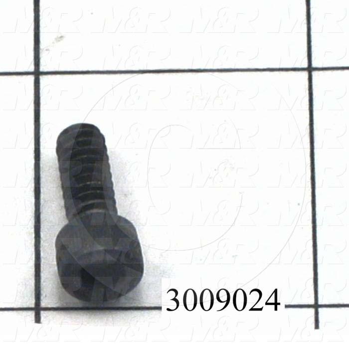 Machine Screws, Socket Head, Steel, Thread Size 10-24, Screw Length 1/2 in., Full Thread Length, Right Hand, Black Oxide