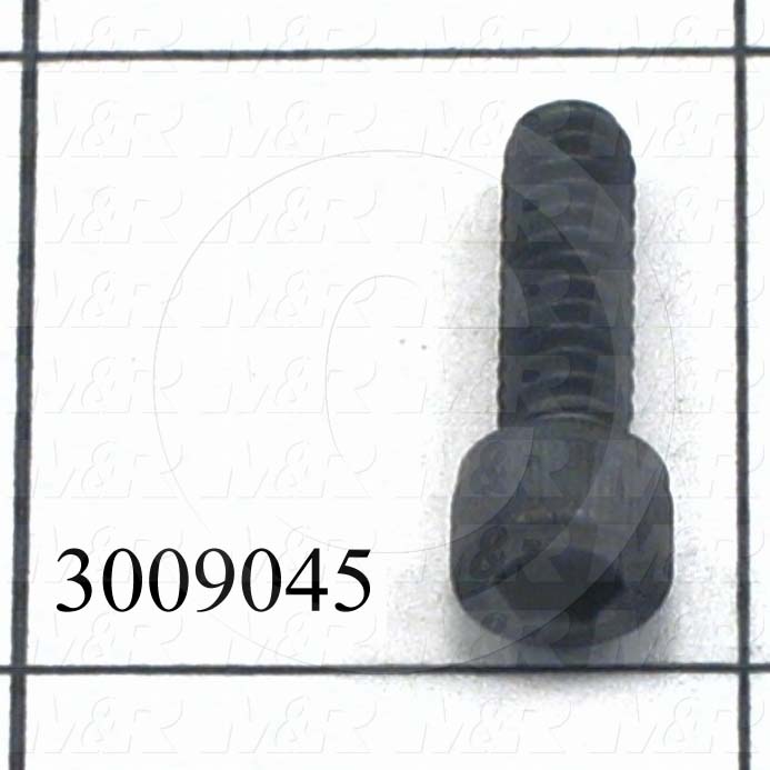 Machine Screws, Socket Head, Steel, Thread Size 10-24, Screw Length 5/8", Full Thread Length, Right Hand, Black Oxide