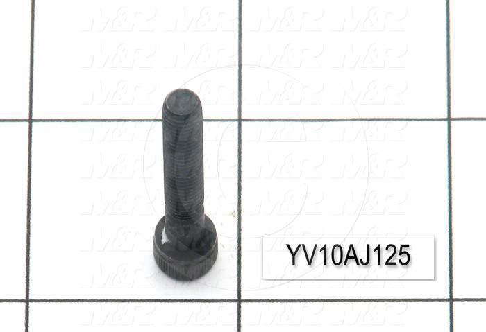 Machine Screws, Socket Head, Steel, Thread Size 10-32, Screw Length 1 1/4 in., 1.00" Thread Length, Right Hand, Black Oxide