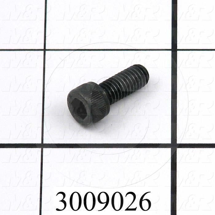 Machine Screws, Socket Head, Steel, Thread Size 10-32, Screw Length 1/2 in., Full Thread Length, Right Hand, Black Oxide