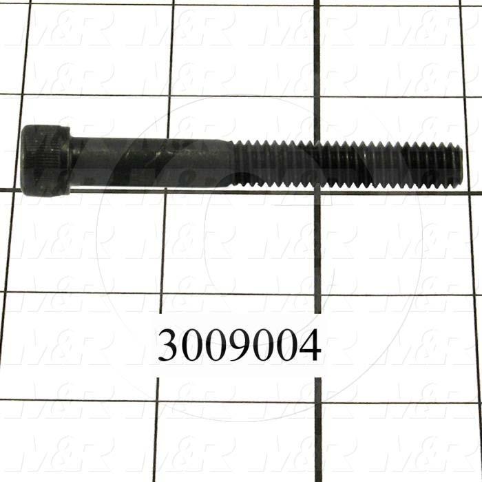 Machine Screws, Socket Head, Steel, Thread Size 5/16-18, Screw Length 1 1/2 in., Full Thread Length, Right Hand, Black Oxide