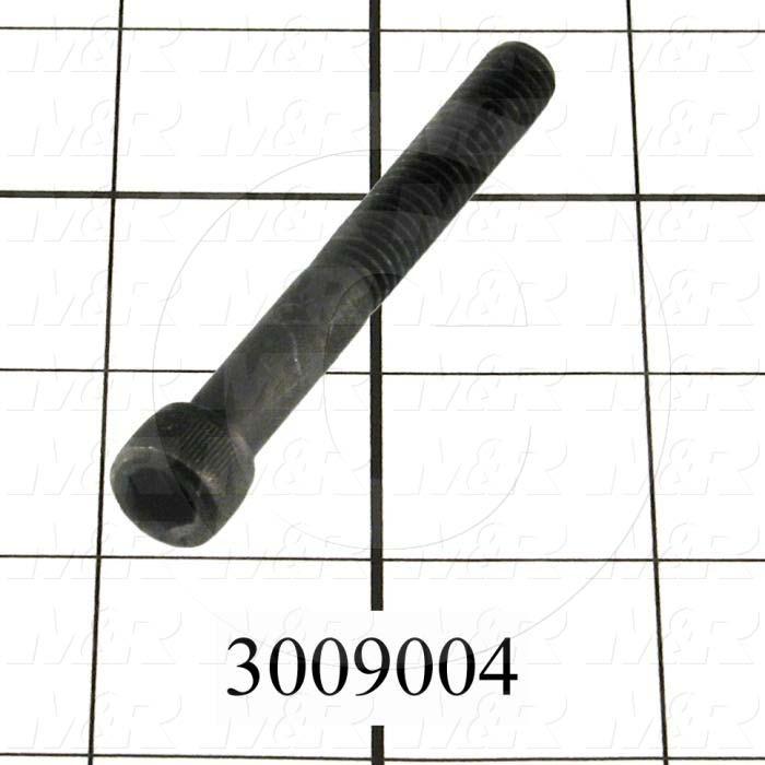 Machine Screws, Socket Head, Steel, Thread Size 5/16-18, Screw Length 1 1/2 in., Full Thread Length, Right Hand, Black Oxide