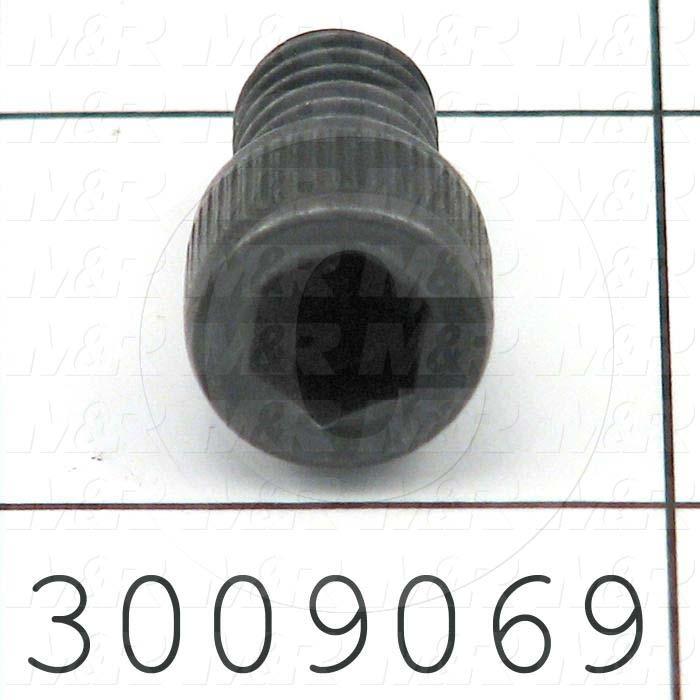 Machine Screws, Socket Head, Steel, Thread Size 5/16-18, Screw Length 1/2 in., Full Thread Length, Right Hand, Black Oxide