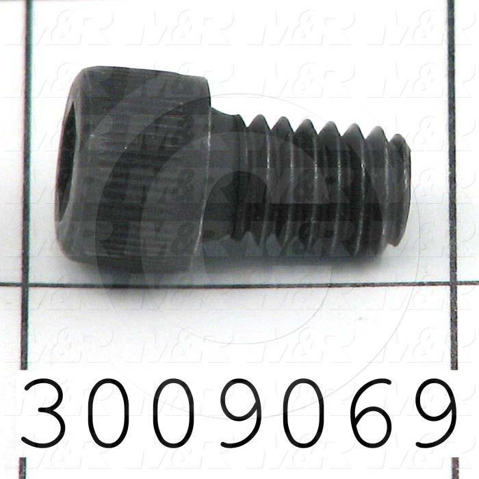 Machine Screws, Socket Head, Steel, Thread Size 5/16-18, Screw Length 1/2 in., Full Thread Length, Right Hand, Black Oxide