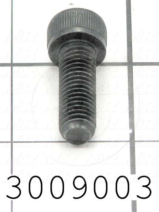 Machine Screws, Socket Head, Steel, Thread Size 5/16-18, Screw Length 1", Full Thread Length, Right Hand, Black Oxide