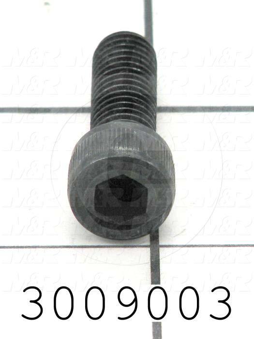 Machine Screws, Socket Head, Steel, Thread Size 5/16-18, Screw Length 1", Full Thread Length, Right Hand, Black Oxide