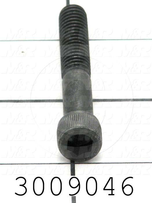 Machine Screws, Socket Head, Steel, Thread Size 5/16-18, Screw Length 2.00 in., Partial Thread Length, Right Hand, Black Oxide