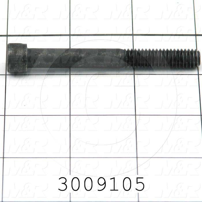 Machine Screws, Socket Head, Steel, Thread Size 5/16-18, Screw Length 2 3/4", Partial Thread Length, Right Hand, Black Oxide