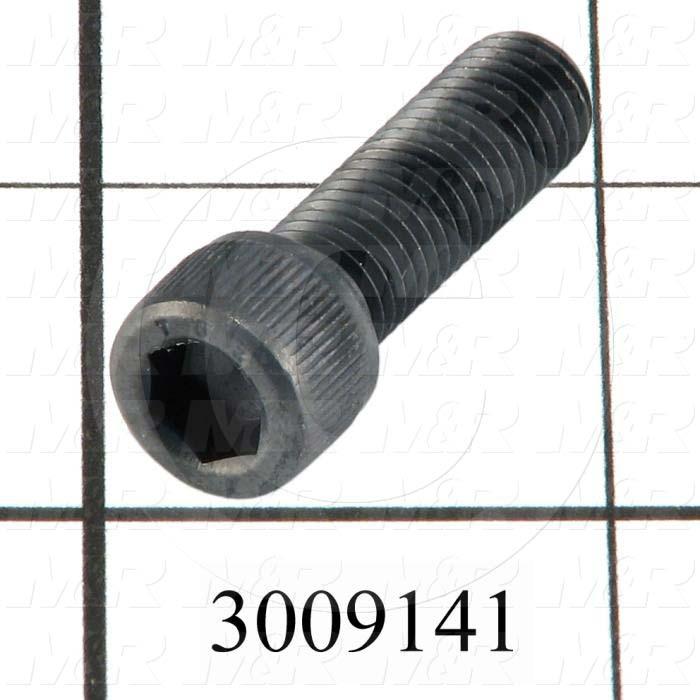 Machine Screws, Socket Head, Steel, Thread Size 5/16-24, Screw Length 3/4", Full Thread Length, Right Hand, Black Oxide