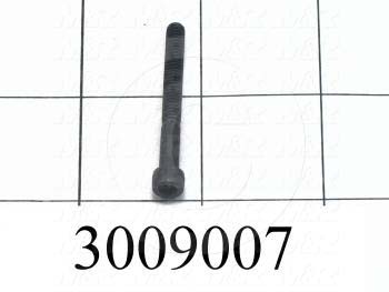 Machine Screws, Socket Head, Steel, Thread Size 8-32, Screw Length 1 1/2 in., Full Thread Length, Right Hand, Black Oxide