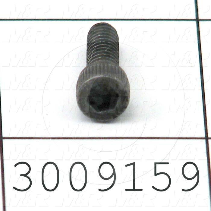 Machine Screws, Socket Head, Steel, Thread Size 8-32, Screw Length 1/2 in., Full Thread Length, Right Hand, Black Oxide
