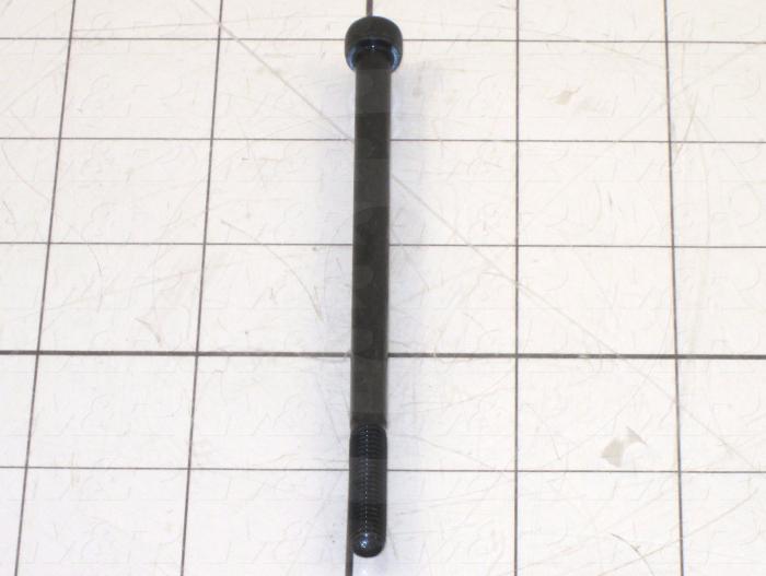 Machine Screws, Socket Head, Steel, Thread Size M6, Screw Length 110 mm, Partial Thread Length, Right Hand, Black Oxide, Made in USA