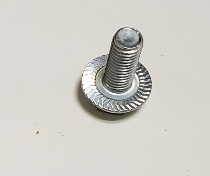 Machine Screws, Whiz Lock Head, Steel, Grade Class 8, Thread Size 3/8-16, Screw Length 1", Right Hand, Zinc