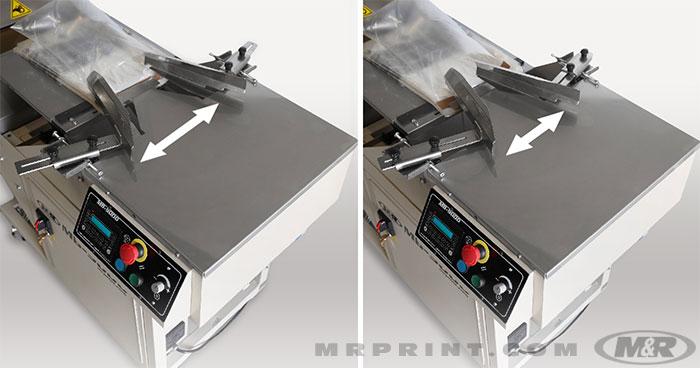 Load guides are fully adjustable to handle a wide range of bag and garment widths.
