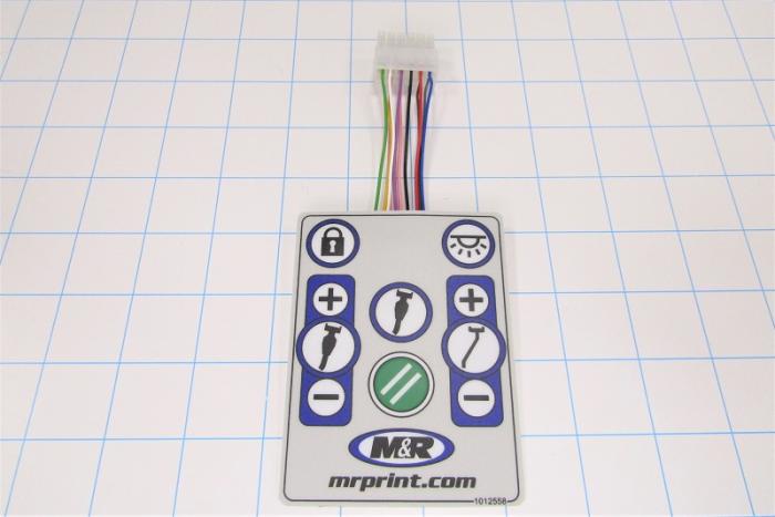 Membrane Switch, 8 Switches