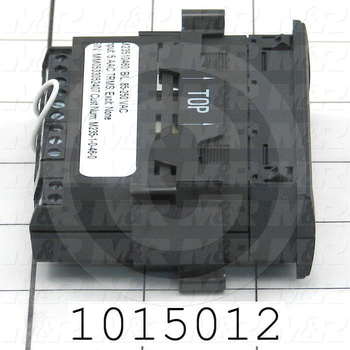 Meter, Digital, 5A AC, 7-Segment LCD, Red Backlight, 85-235VAC