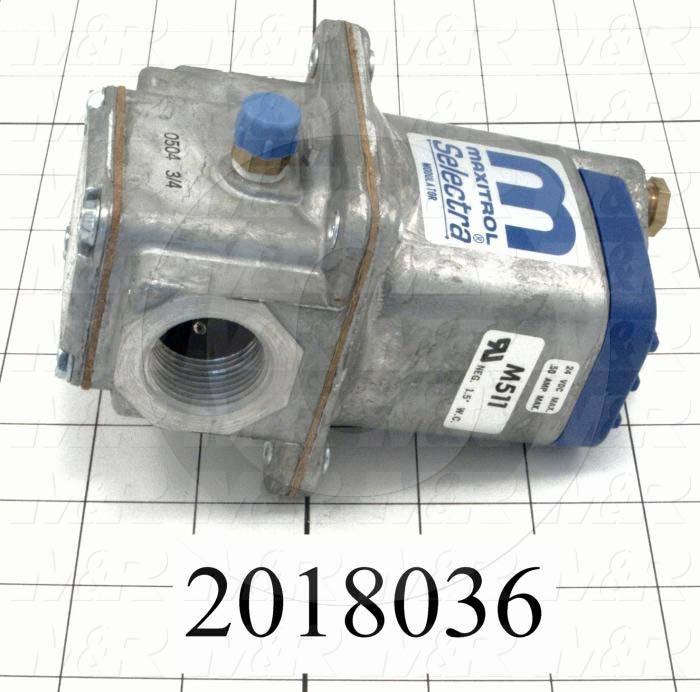 Modulators, Thread Size 3/4" NPT, Max. Pressure 0.5 Psi, Control Signal 0-20VDC