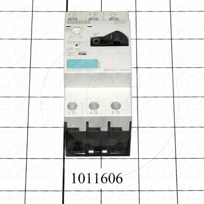 Motor Starter Protector, 1.8A Minimum Current, 2.5A Maximum Current, 1.5 HP @ 3PH 480VAC