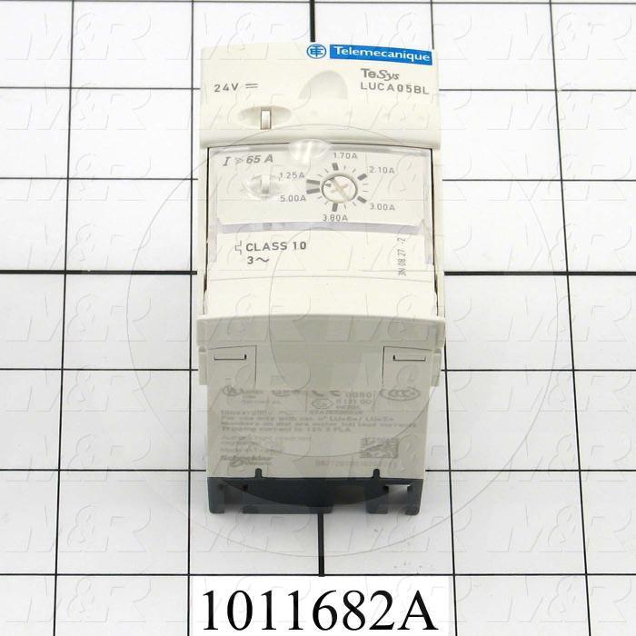 Motor Starter Protector, 3 Phase, 24VDC, 1.25A Minimum Current, 5A Maximum Current