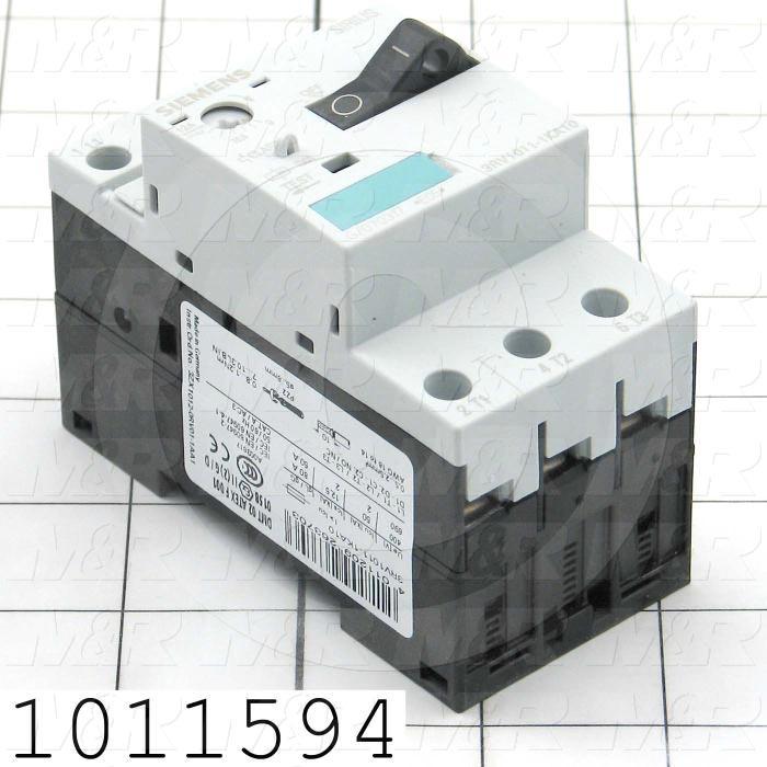 Motor Starter Protector, 9A Minimum Current, 12A Maximum Current, 7.5 HP @ 3PH 480VAC