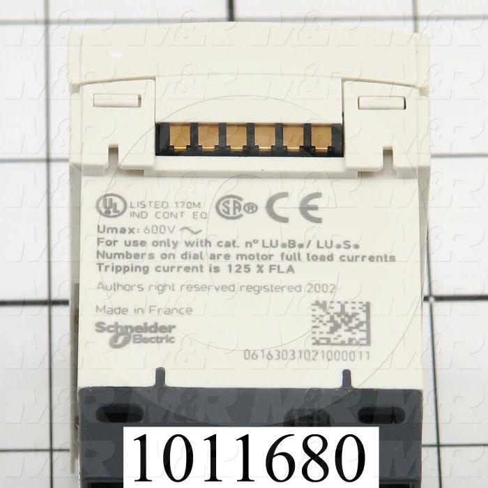 Motor Starter Protector, Single Phase, 110-240VAC, 1.25A Minimum Current, 5A Maximum Current