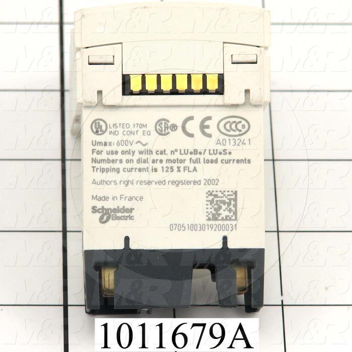 Motor Starter Protector, Single Phase, 24VDC, 1.25A Minimum Current, 5A Maximum Current