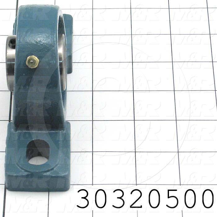 Mounted Bearing Units, Ball, Pillow Block Housing Type, 1.00" Inside Diameter, Sealed Seal Type, 3/8" Bolt Mounting Holes, 5.50 in. Overall Length, 2.78" Height, 1.50 in. Width