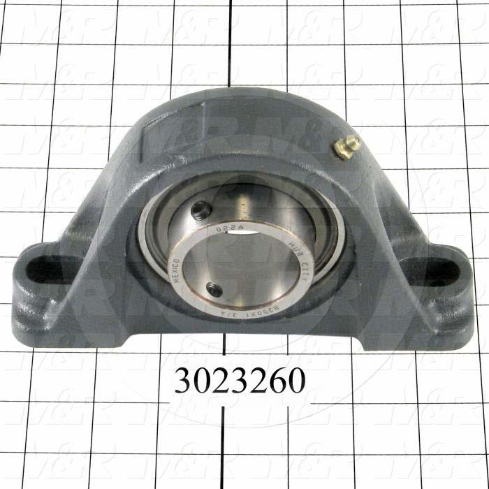 Mounted Bearing Units, Pillow Block Housing Type, 1.75 in. Inside Diameter